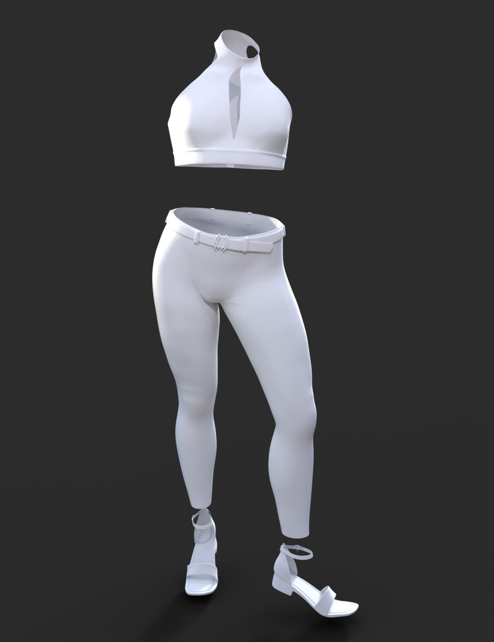 dForce Tight Pants Outfit for Genesis 9 | Daz 3D