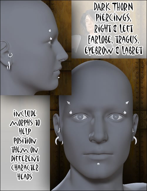 BRC Dark Thorn for M4 BRC Dark Thorn for M4 by: Ravenhair, 3D Models by Daz 3D