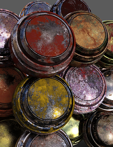 Rusted Metal Iray Shaders - Merchant Resource | Daz 3D