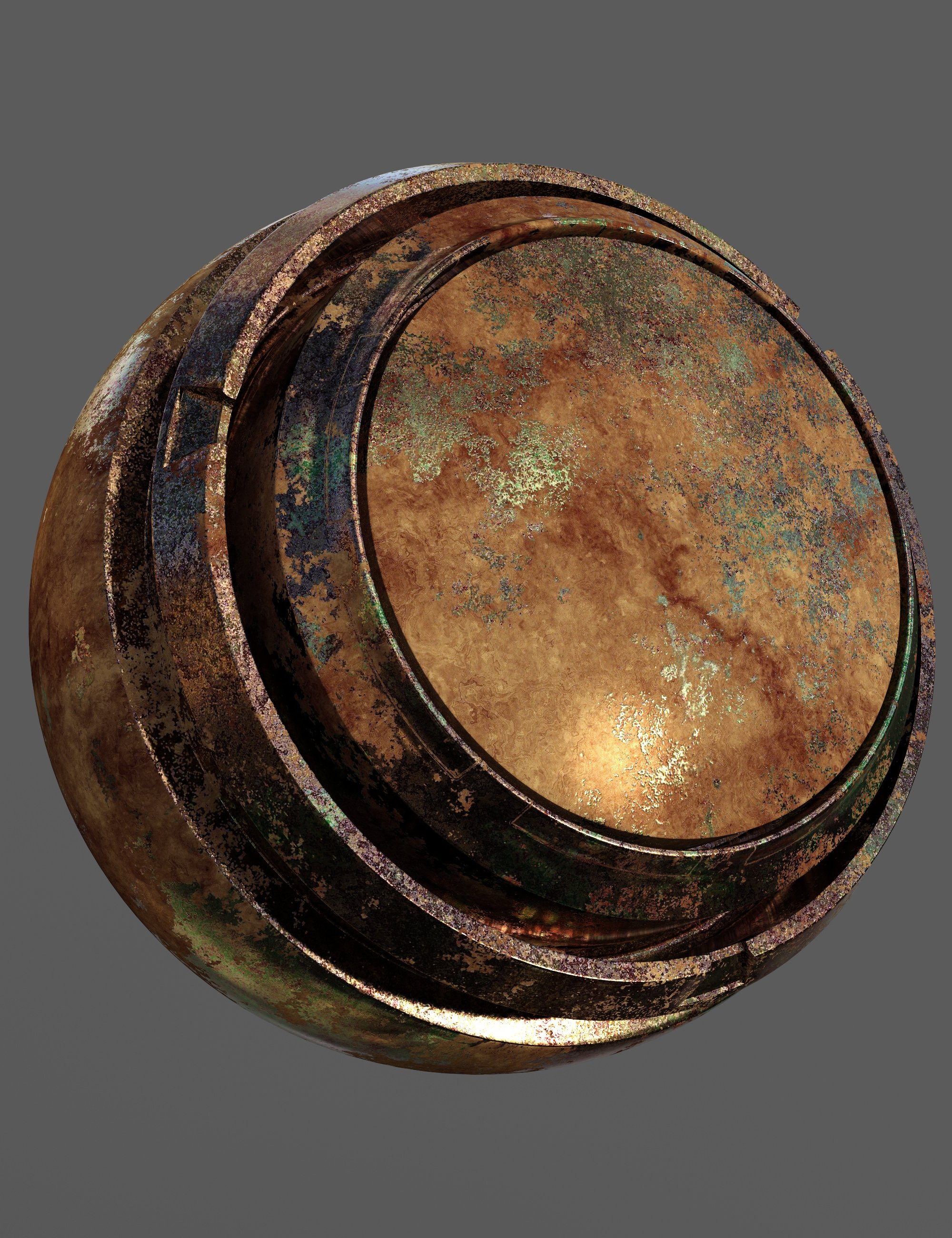 Rusted Metal Iray Shaders - Merchant Resource | Daz 3D