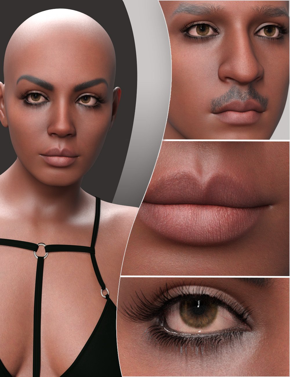 TMHL Dark Skin Merchant Resource for Genesis 9 by: TwiztedMetalhotlilme74, 3D Models by Daz 3D