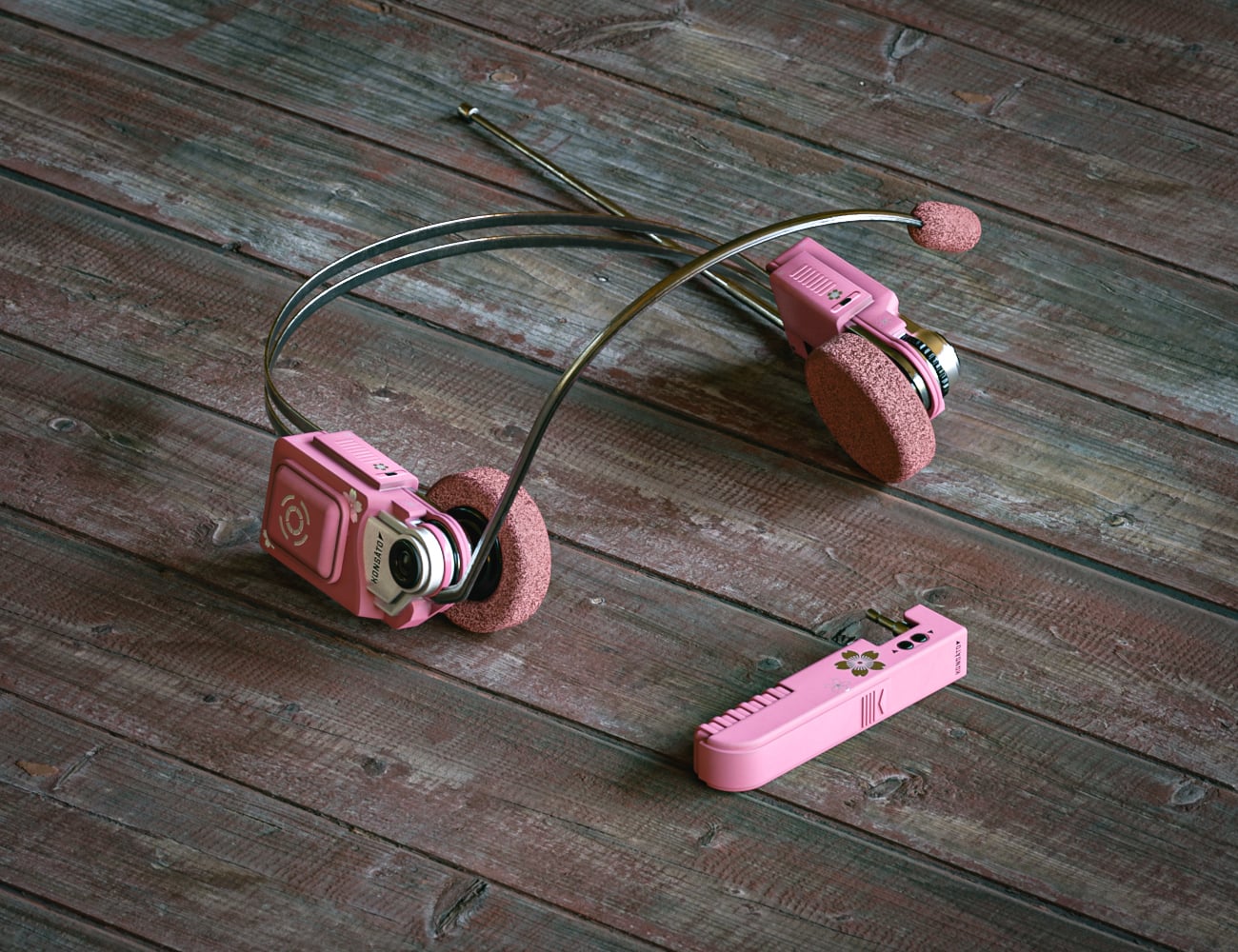 OR3D 90's Retro Headphone | Daz 3D