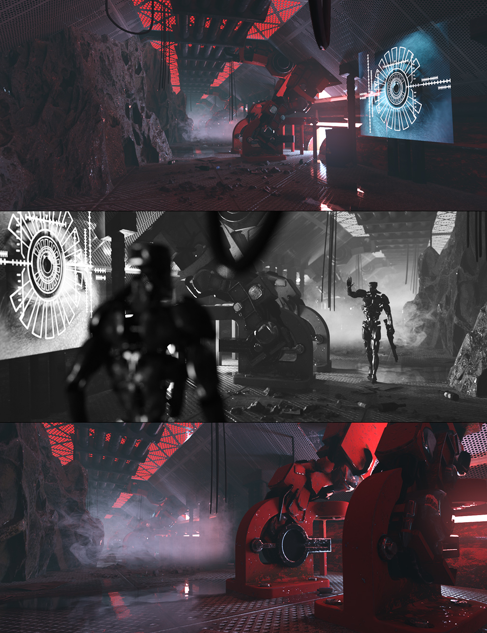 Cyberpunk Smugglers Tunnel by: Dreamlight, 3D Models by Daz 3D