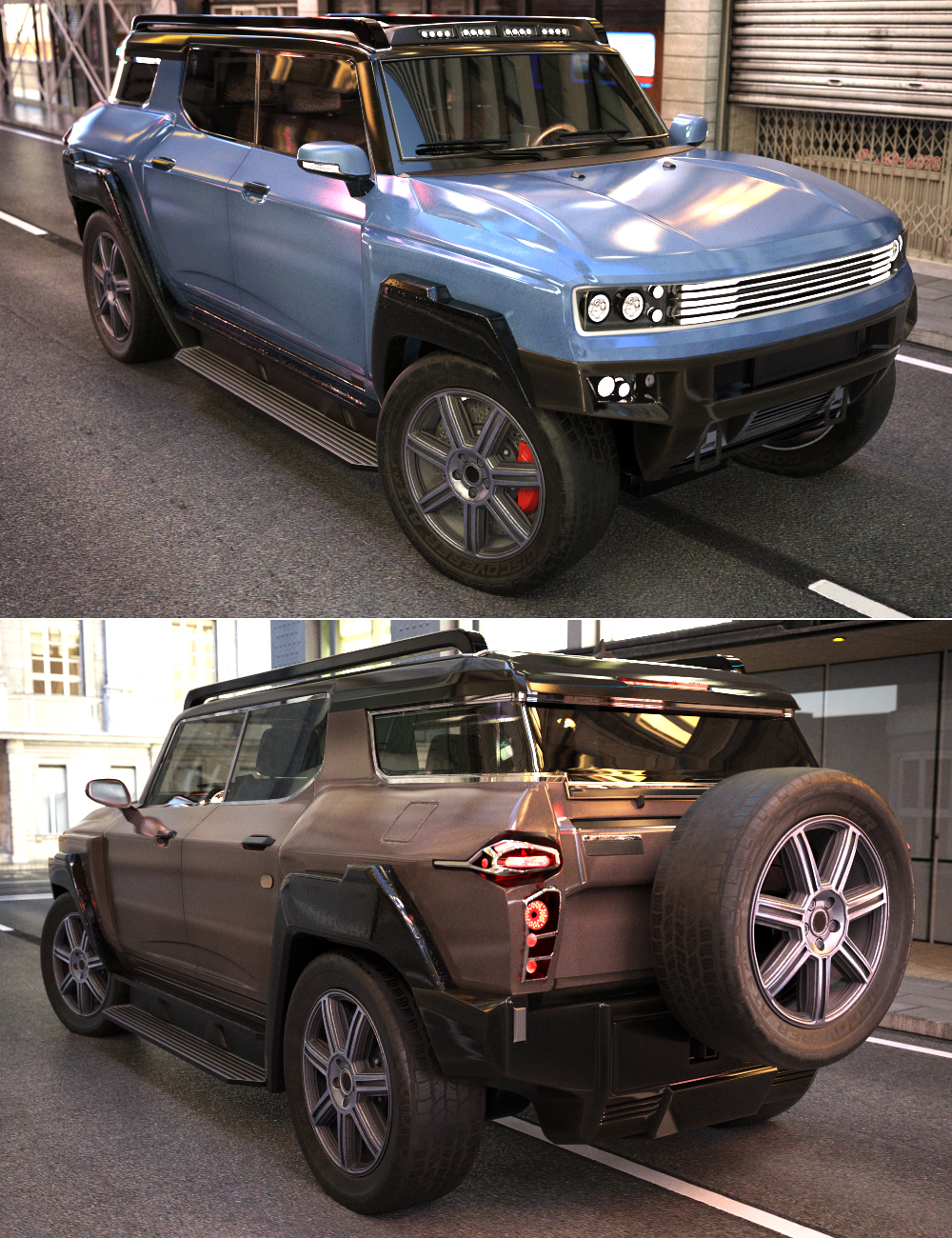 XI Modern SUV by: Xivon, 3D Models by Daz 3D