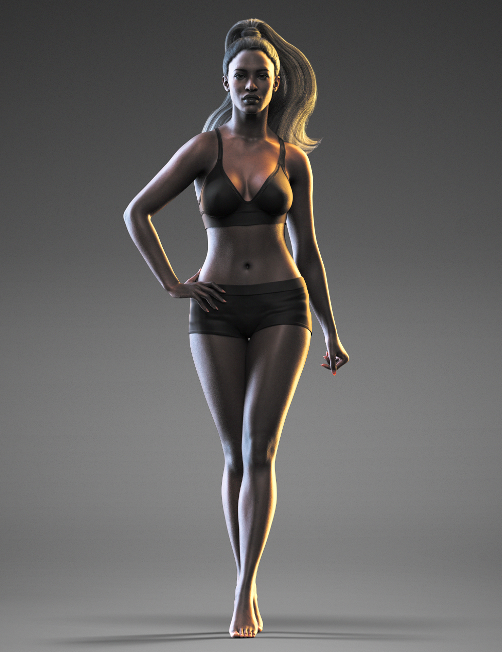 Standing for Her Poses for Genesis 9 by: Faber Inc, 3D Models by Daz 3D