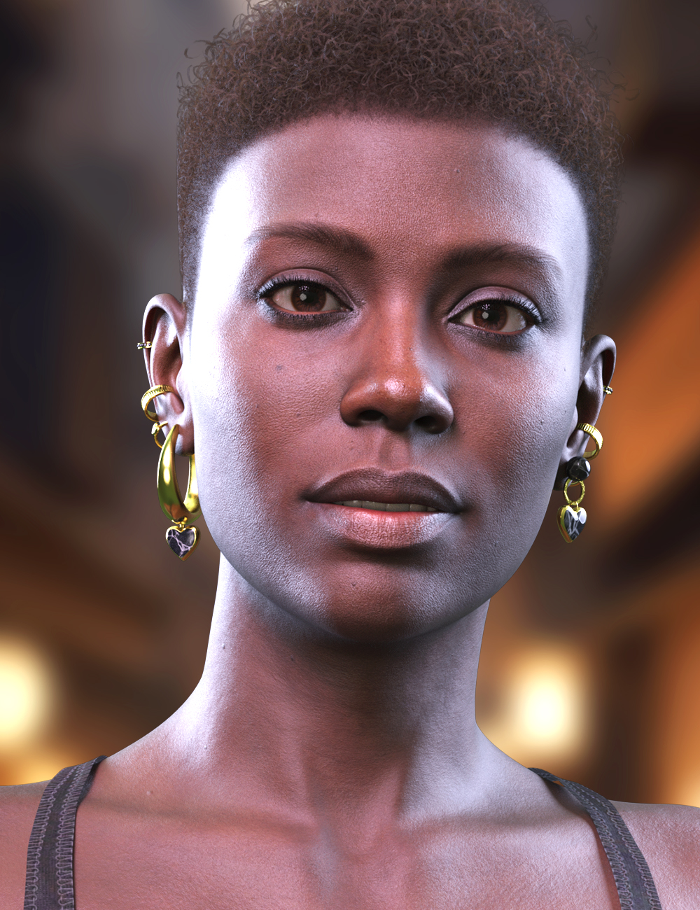 M3D Stone Jewelry Earring Pack for Genesis 9 by: Matari3D, 3D Models by Daz 3D