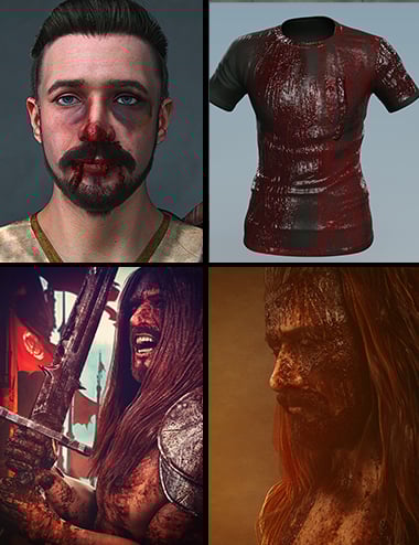 FN Blood Fx For Genesis 9 | Daz 3D