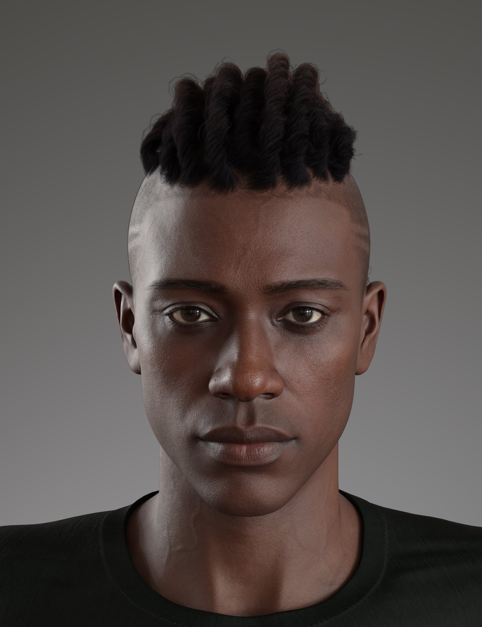 XYZ Low Ponytail Dreadlocks for Genesis 9, 8.1, and 8