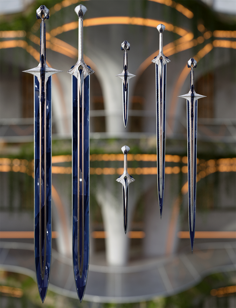 The Initiative: Swords by: Lantios, 3D Models by Daz 3D