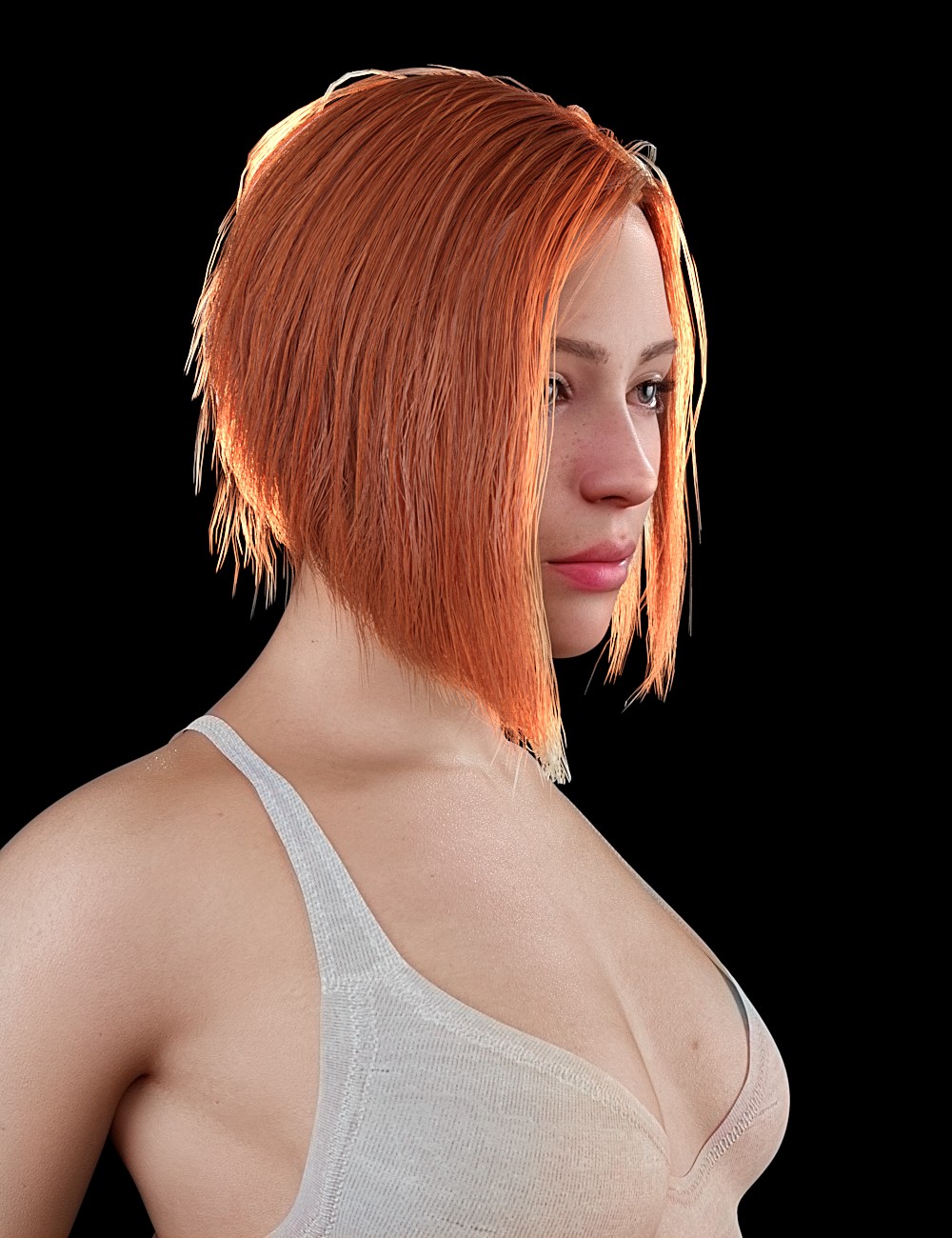 CL Punk Undercut Hair for Genesis 9 by: Cleric, 3D Models by Daz 3D