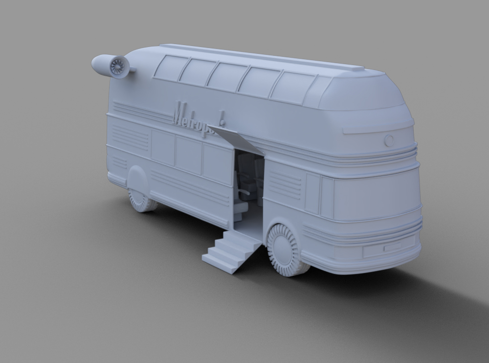 Jet Bus - Blue Angel by: Fantasyart3D, 3D Models by Daz 3D