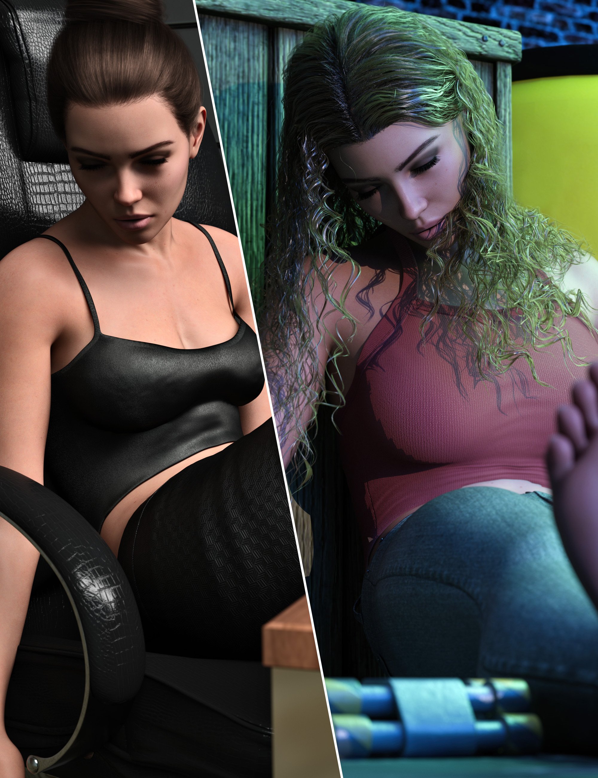 Z Deadly and Lethal Utility Pose Collection for Genesis 9 and 8 Female by: Zeddicuss, 3D Models by Daz 3D