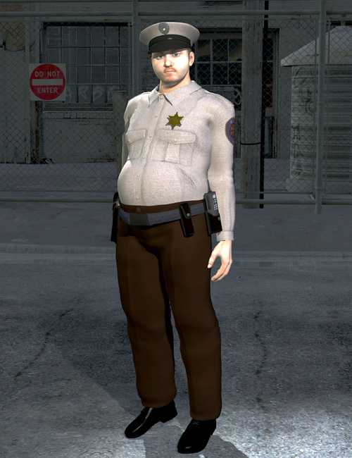 Real World Heroes  Police Officer  M4 H4 by: WillDupreMAB, 3D Models by Daz 3D