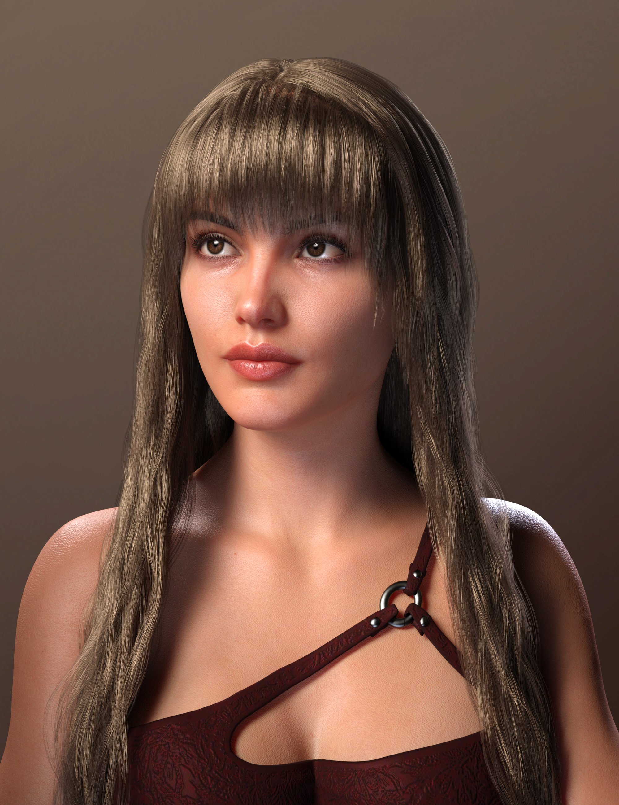 dForce FE Wave Hair 02 for Genesis 8 and 8.1 Females by: FeSoul, 3D Models by Daz 3D