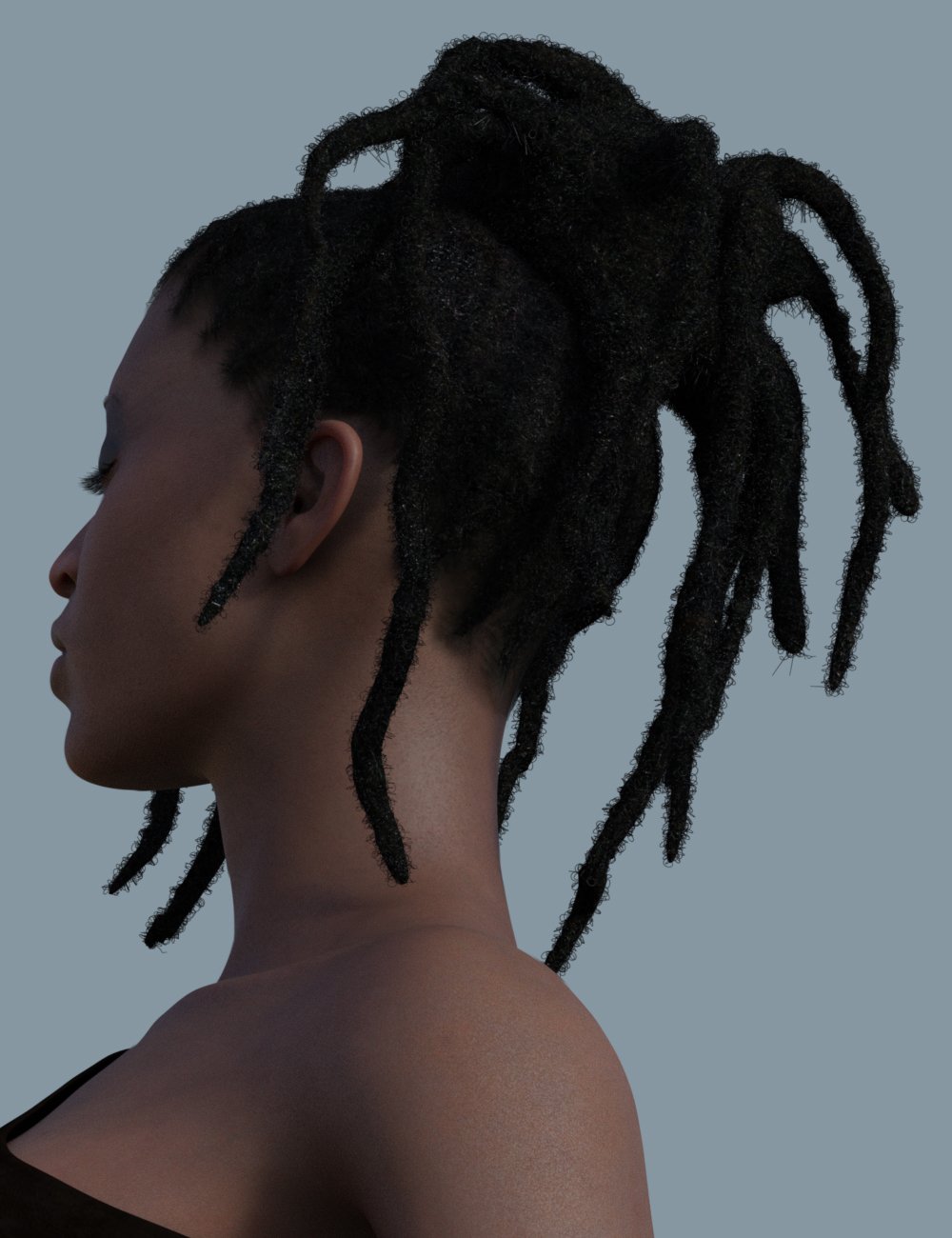 Zeeba Dreads for Genesis 9 | Daz 3D