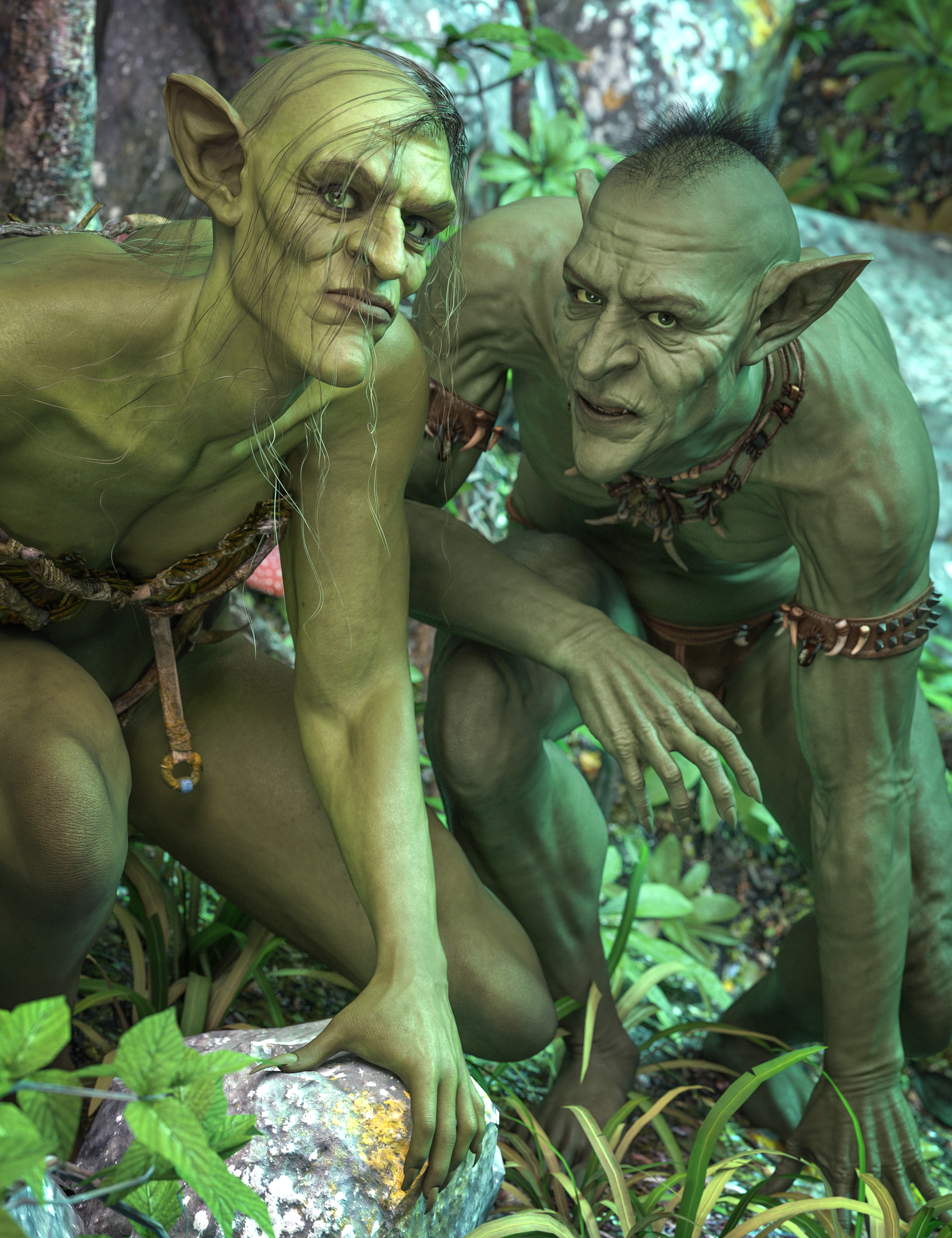 Monster Mashup Goblins HD for Genesis 9 by: , 3D Models by Daz 3D
