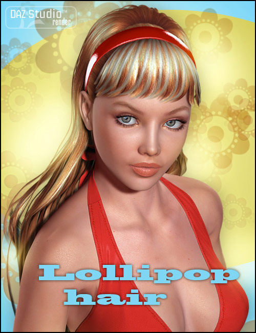 Lollipop Hair by: , 3D Models by Daz 3D