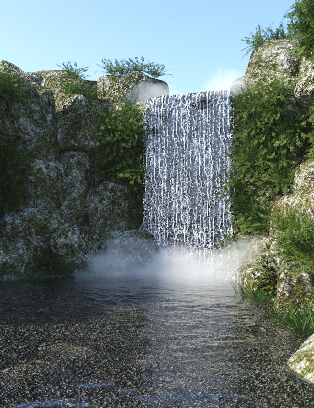 My Rock Wall by: JeffersonAF, 3D Models by Daz 3D