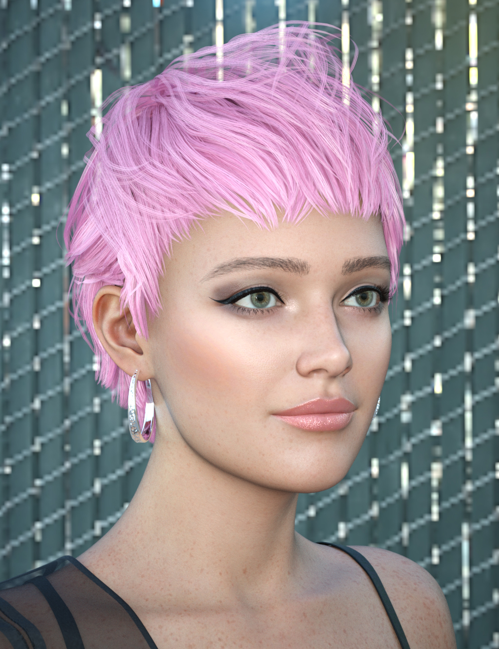 Pix Hair for Genesis 9 by: SWAM, 3D Models by Daz 3D