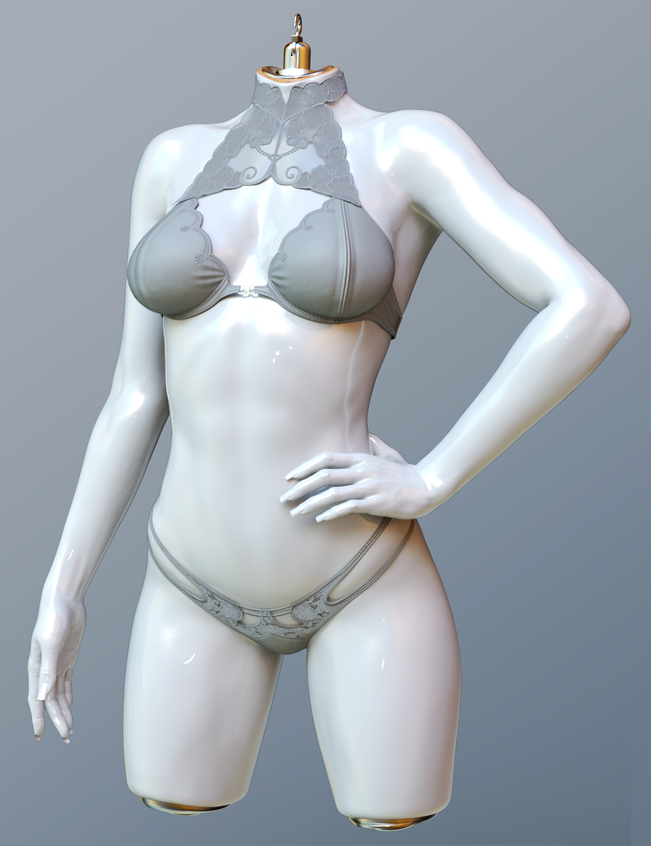 X-Fashion Feminine Lace Lingerie for Genesis 9 by: xtrart-3d, 3D Models by Daz 3D
