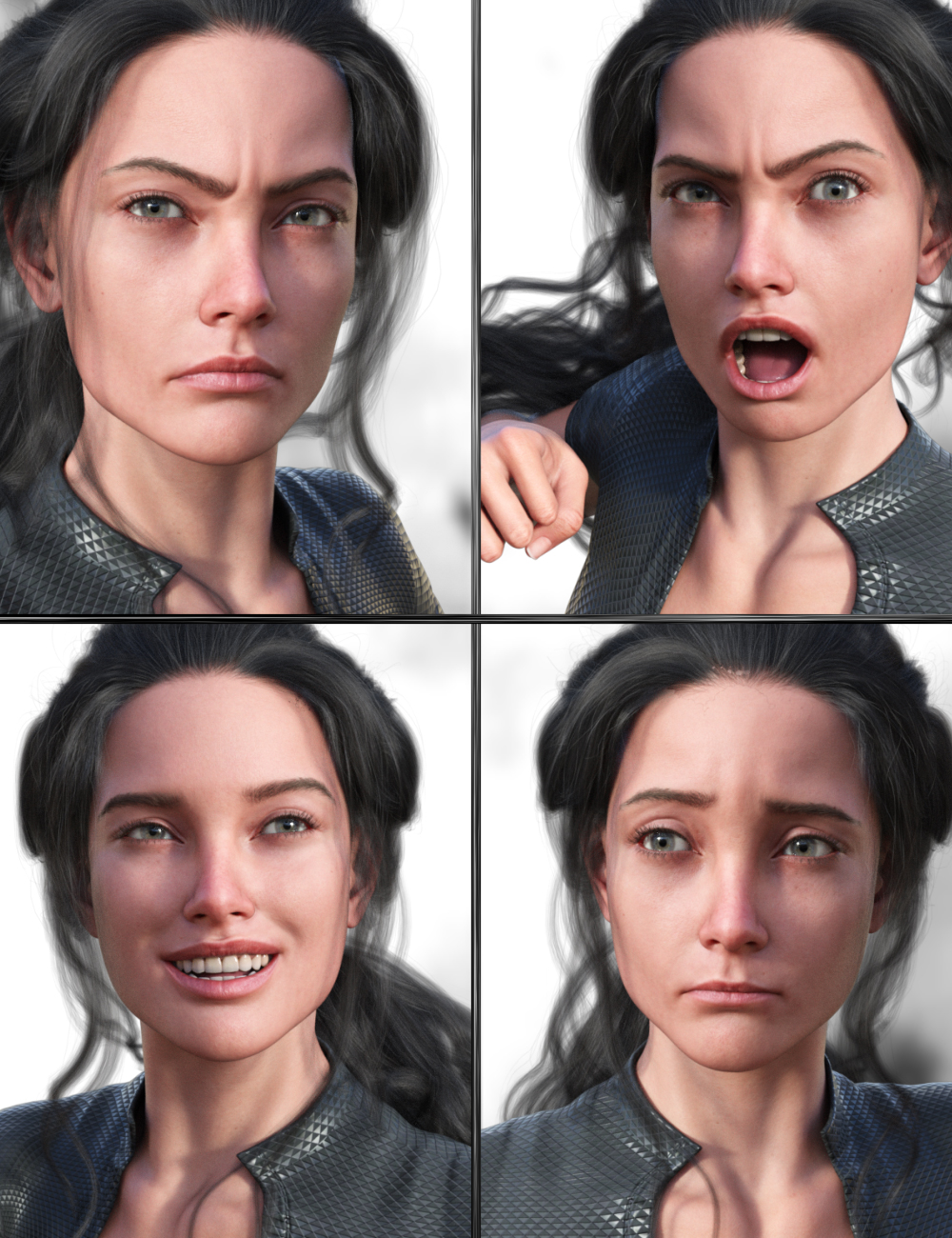 JW Affection Expressions for Van Helsing 9 by: JWolf, 3D Models by Daz 3D