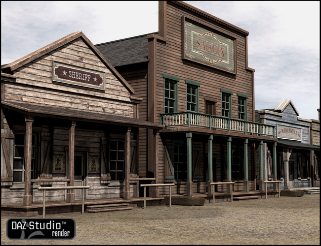Old West Sheriffs Office by: , 3D Models by Daz 3D