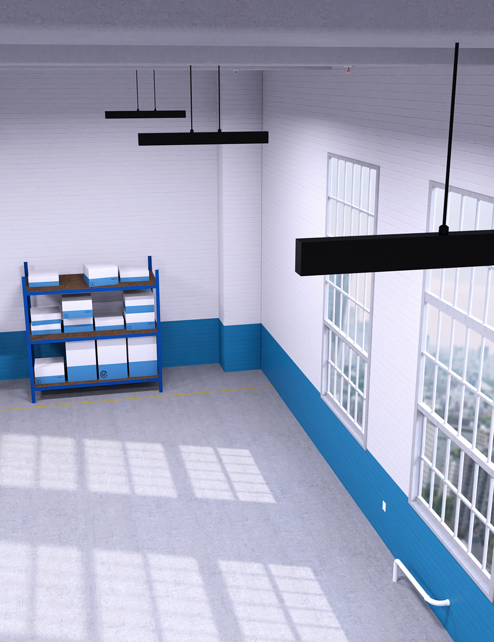 FH Warehouse Room | Daz 3D