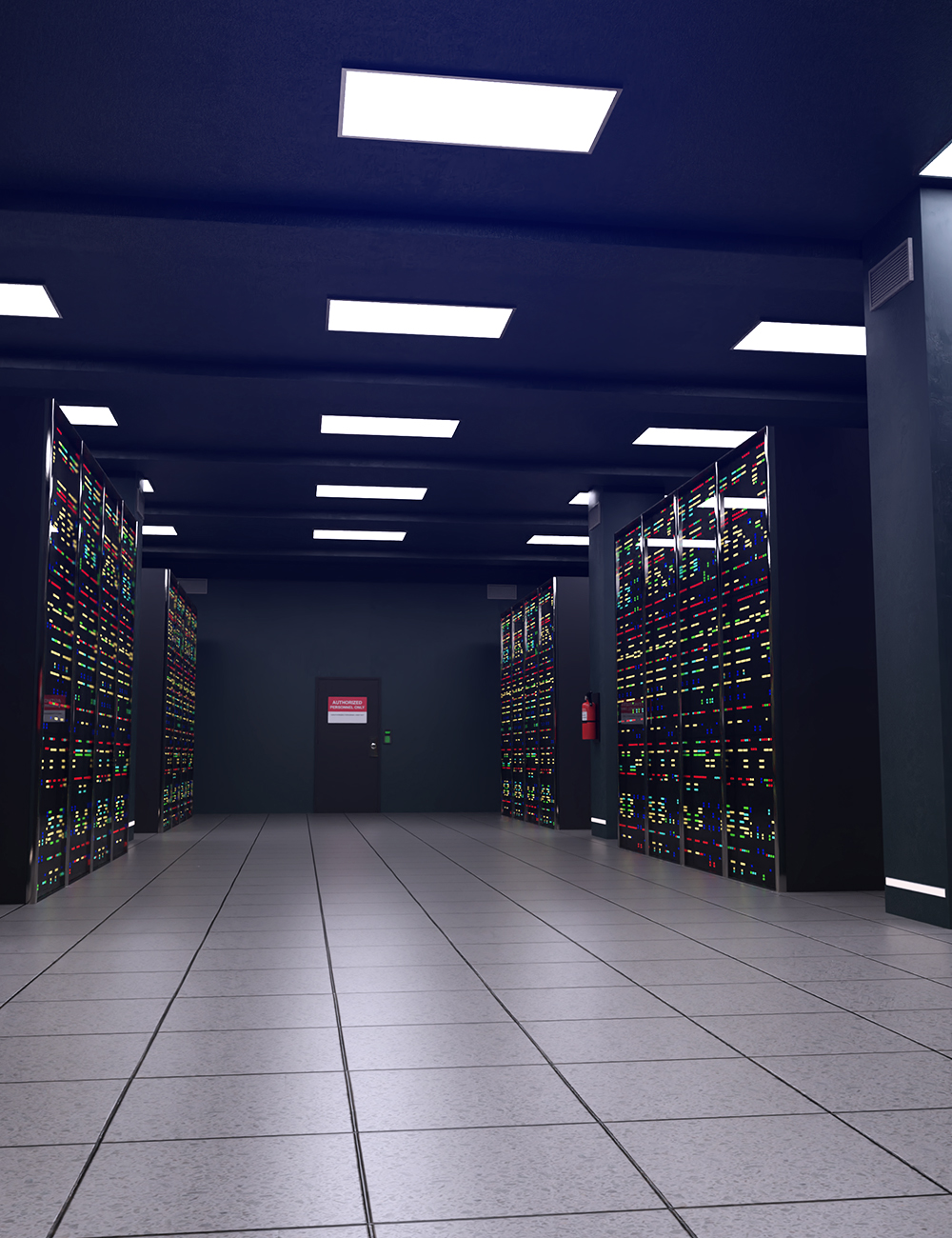 FH Server Room by: , 3D Models by Daz 3D