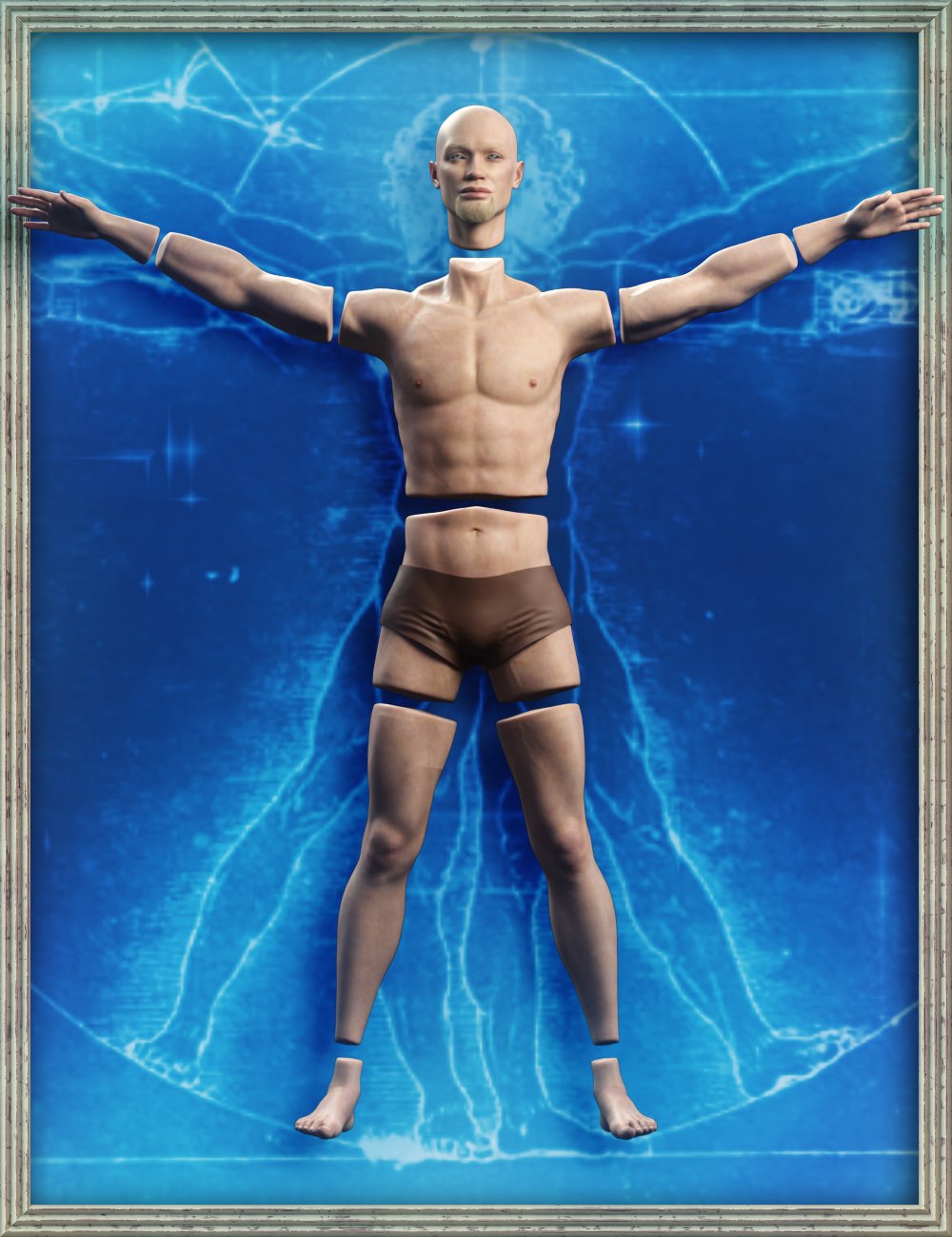 Severed Man for Genesis 9 by: RawArtJosh Darling, 3D Models by Daz 3D