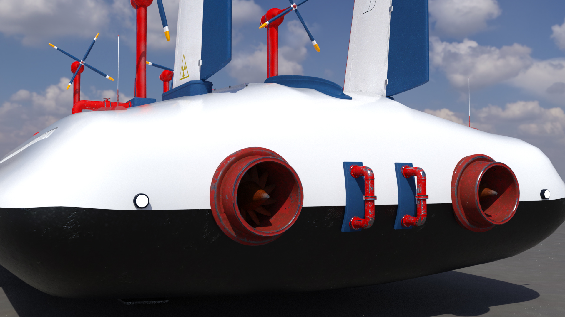 Hovercraft - Blue Angel Hovercraft - Blue Angel by: Fantasyart3D, 3D Models by Daz 3D