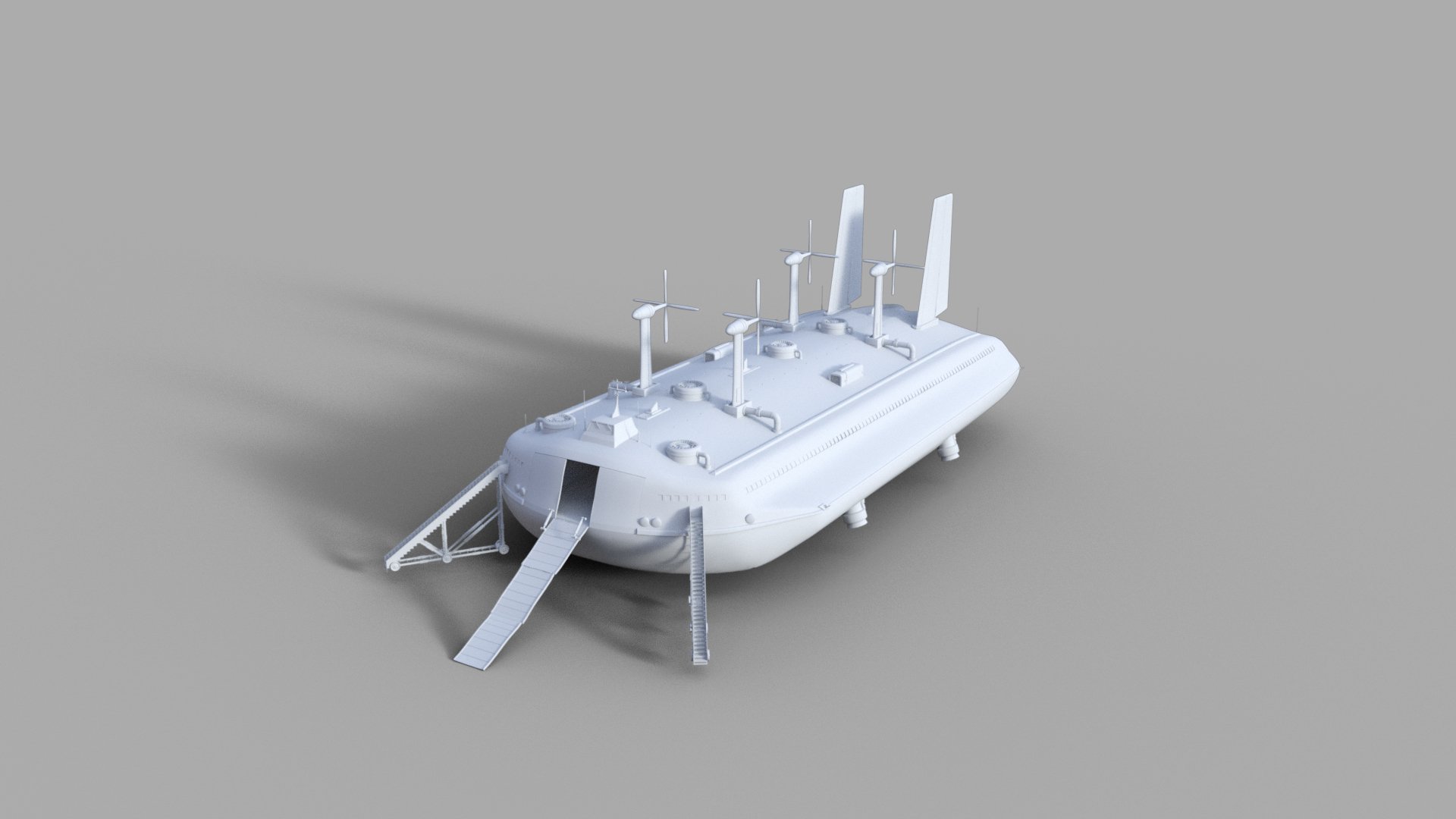 Hovercraft - Blue Angel by: Fantasyart3D, 3D Models by Daz 3D