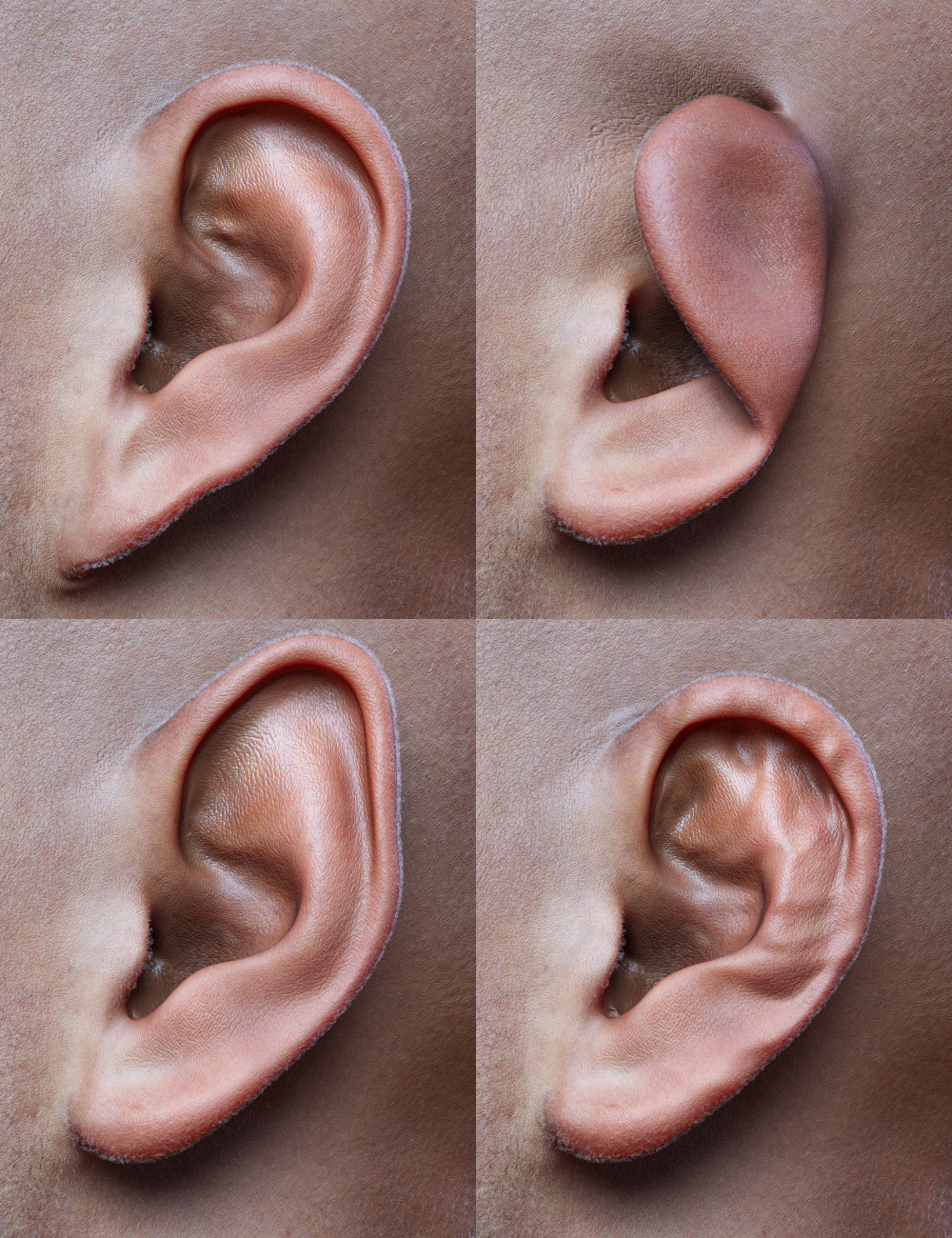 Essential Ear Shapes for Genesis 9 by: Matari3D, 3D Models by Daz 3D