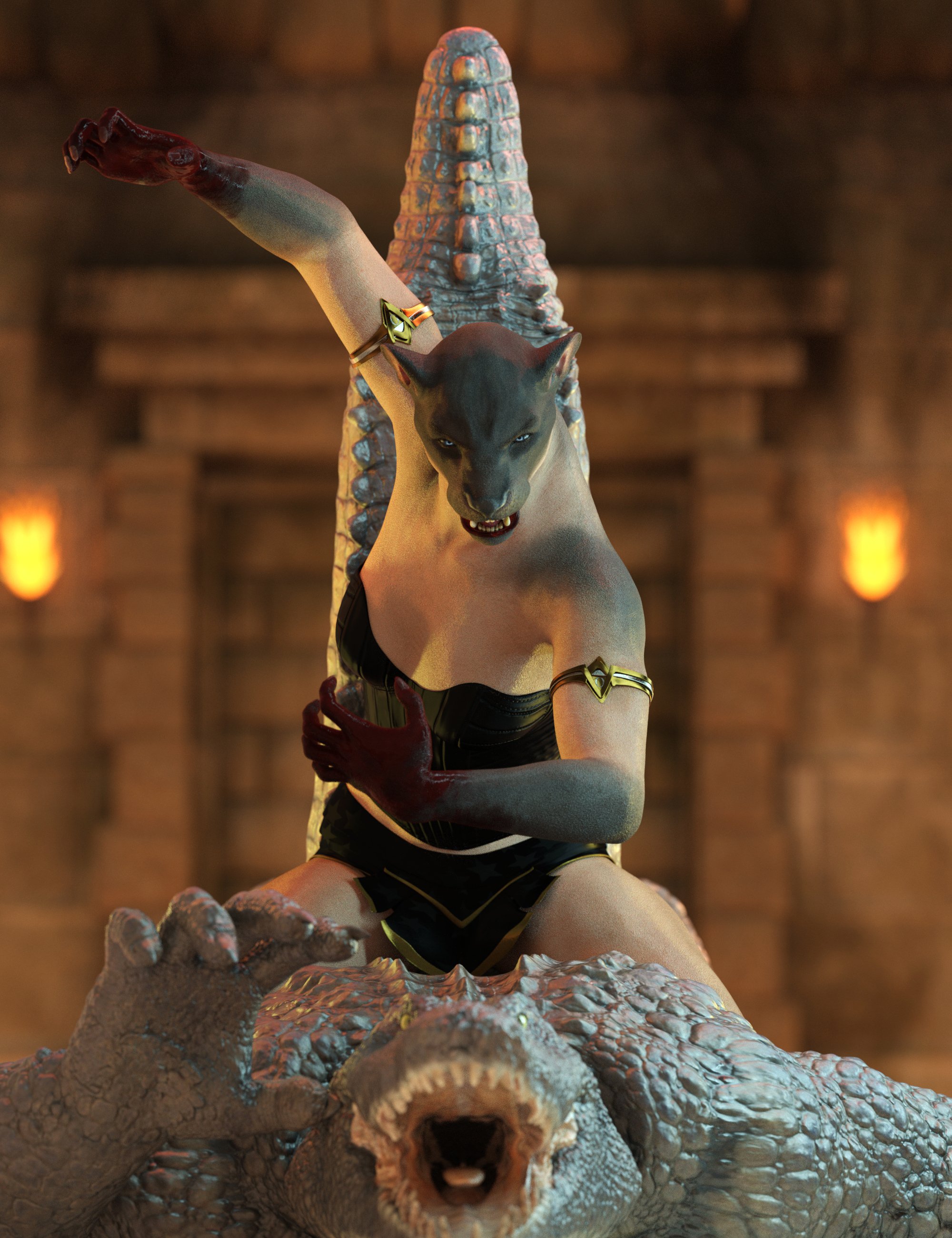 Feral Poses for Niketa 9