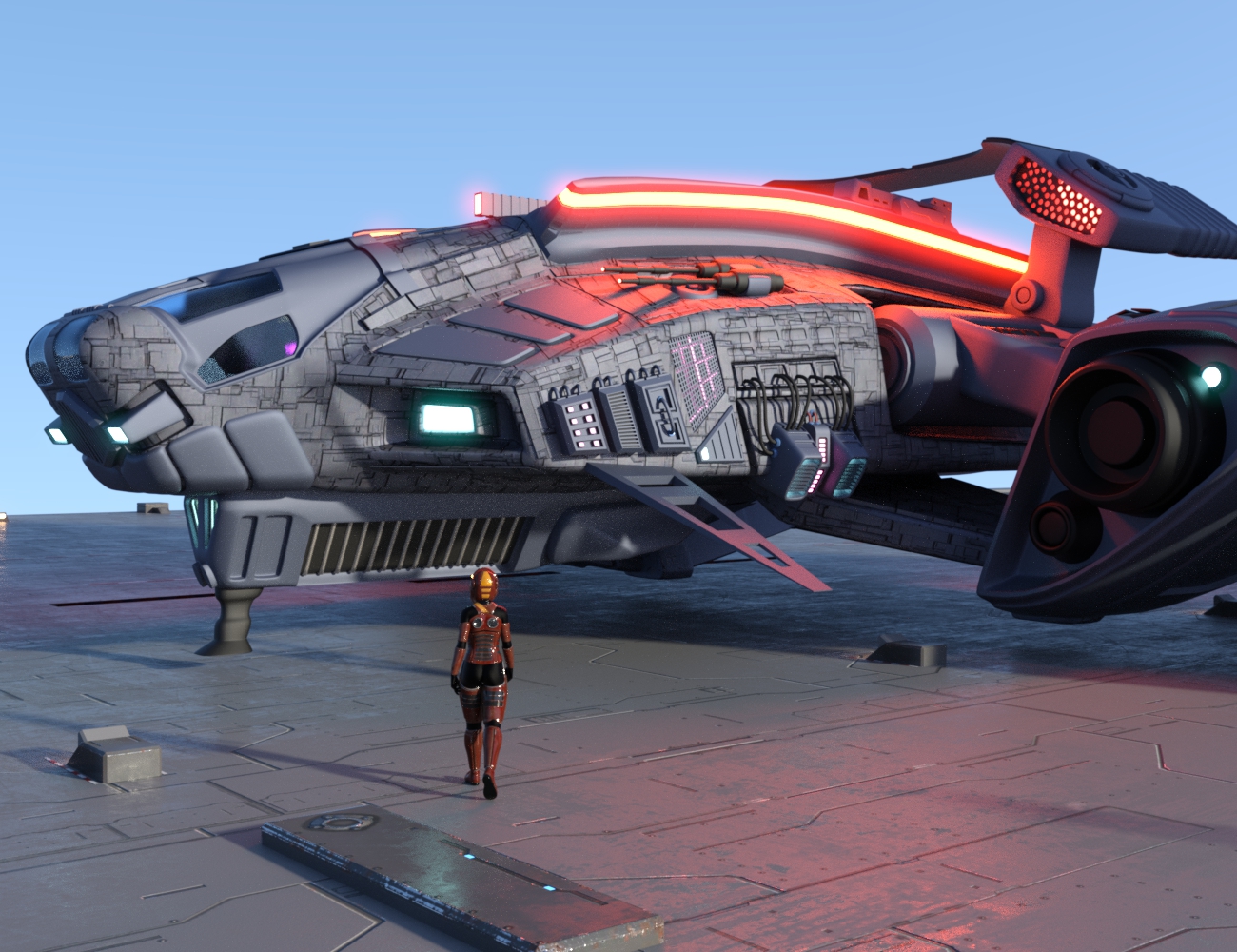 Starship Ranger 21 | Daz 3D