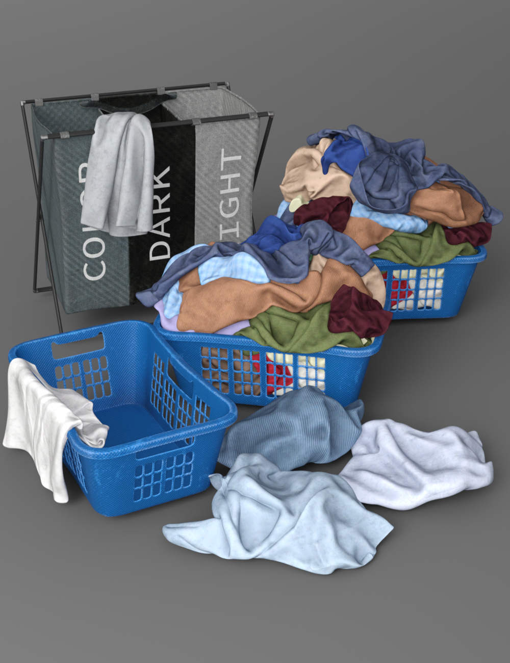 Laundry Props by: Beautyworks, 3D Models by Daz 3D