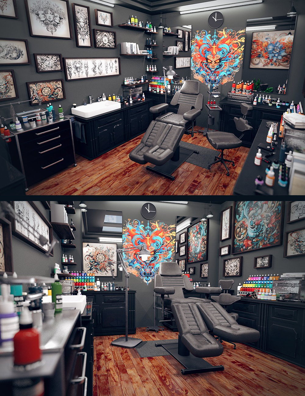 tattoo shop interior design ideas