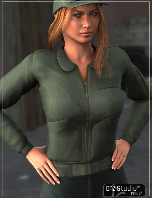 Flyer Jacket for M4 and V4 Flyer Jacket for M4 and V4 by: Lourdes, 3D Models by Daz 3D