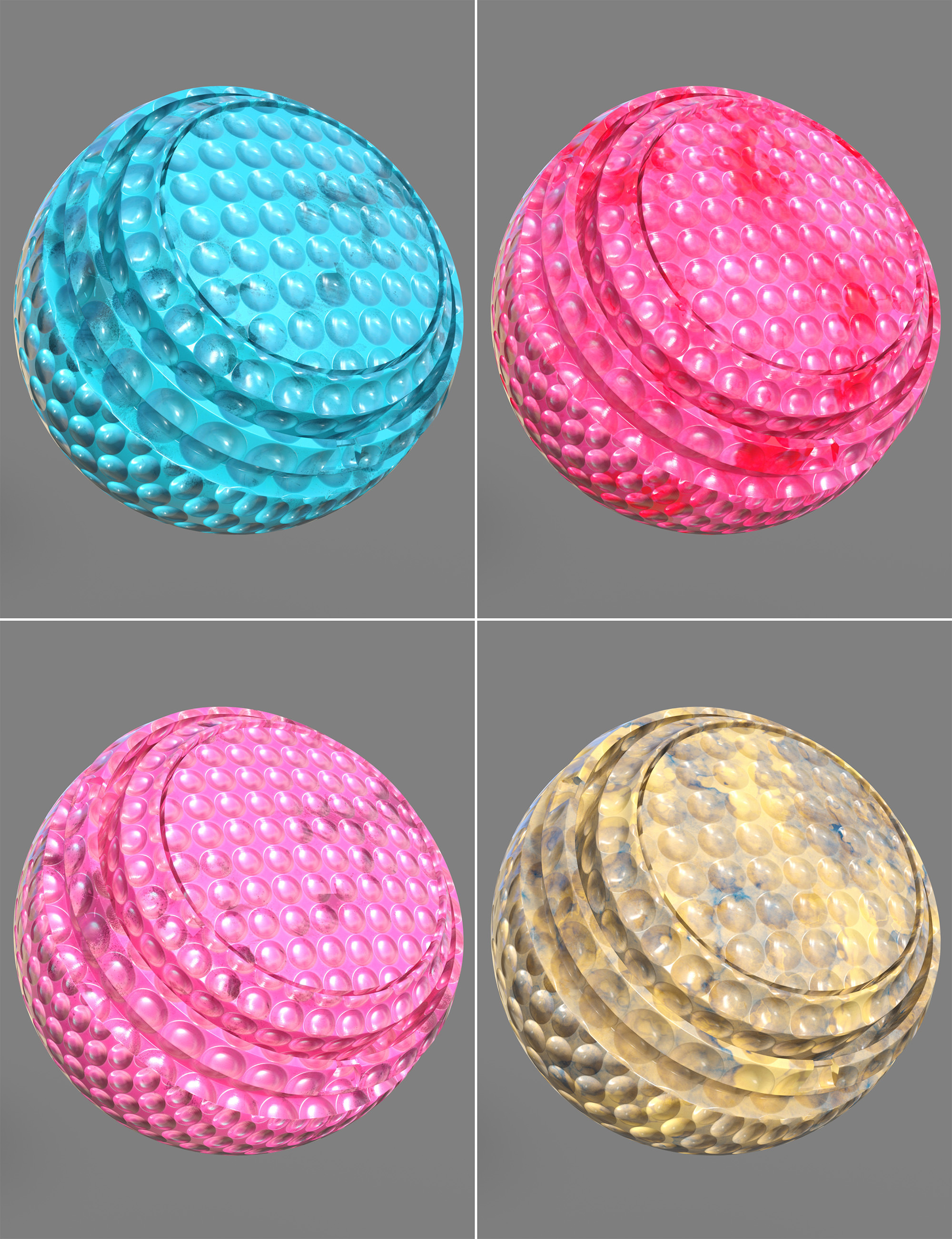 Dotted Plastic Iray Shaders | Daz 3D
