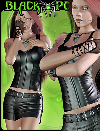 Black Poison by: Pretty3D, 3D Models by Daz 3D