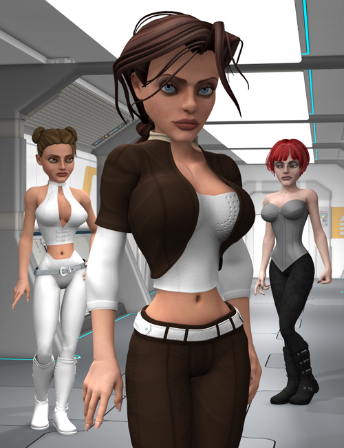 Stylized Girl by: GhostofMacbeth, 3D Models by Daz 3D