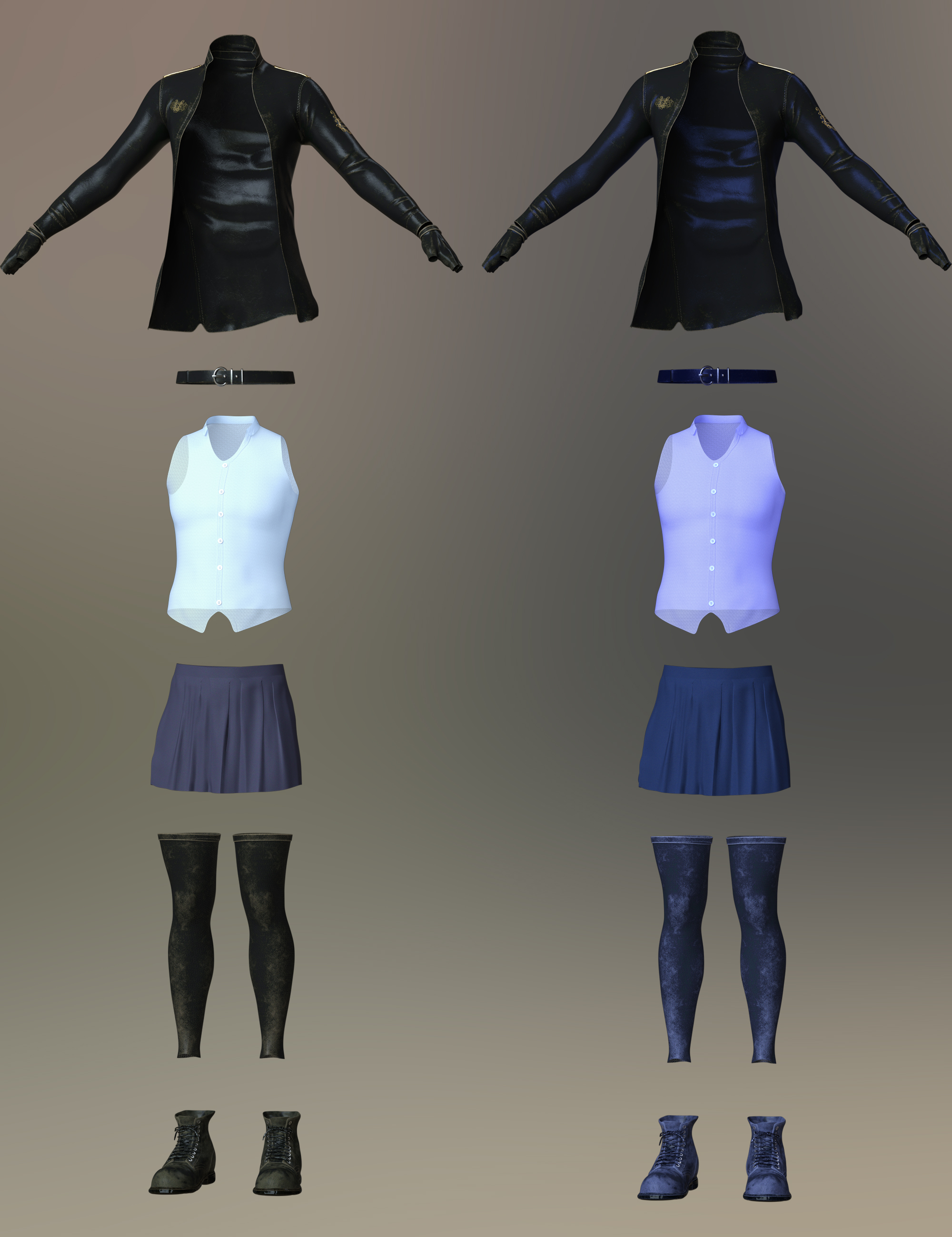 dForce Vo Xana Clothes for Genesis 9 | Daz 3D