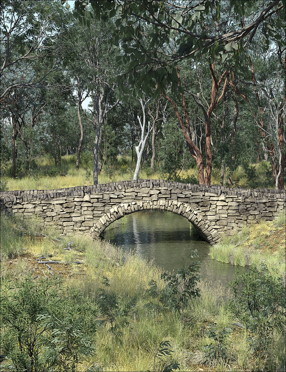 UltraScenery - Stone Bridge | Daz 3D