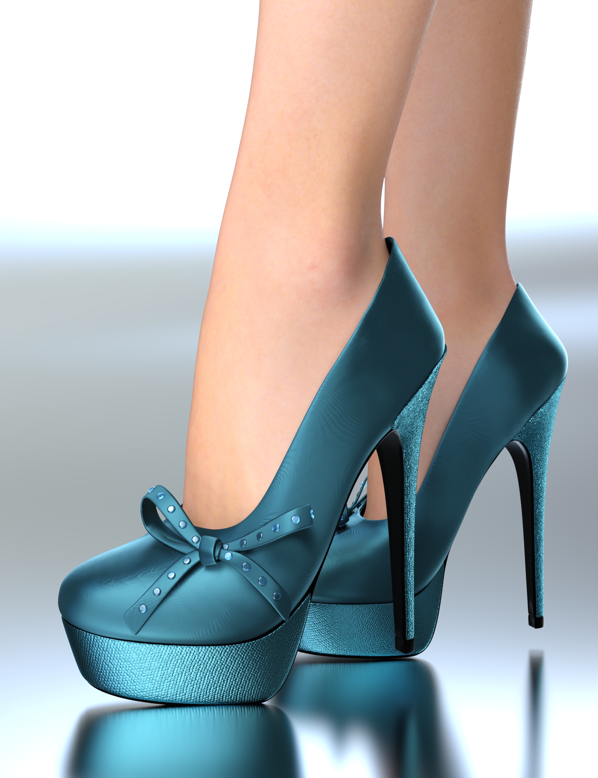 Serenade Heels for Genesis 9 by: Nelmi, 3D Models by Daz 3D