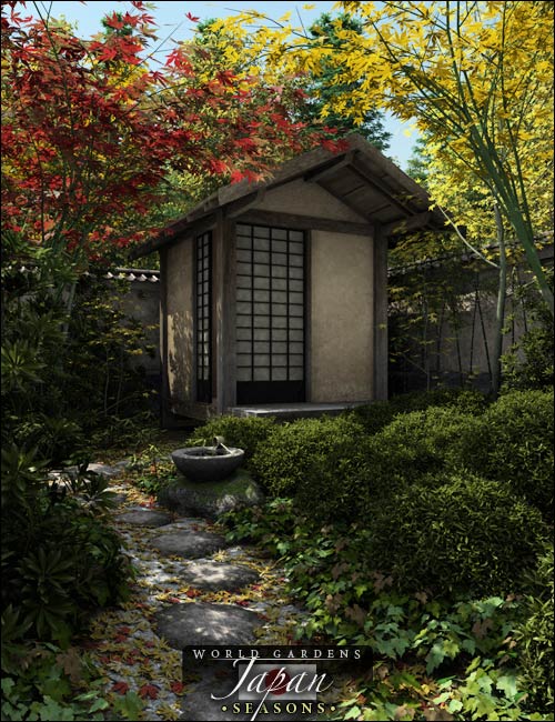 World Gardens Japan Seasons by: HowieFarkes, 3D Models by Daz 3D