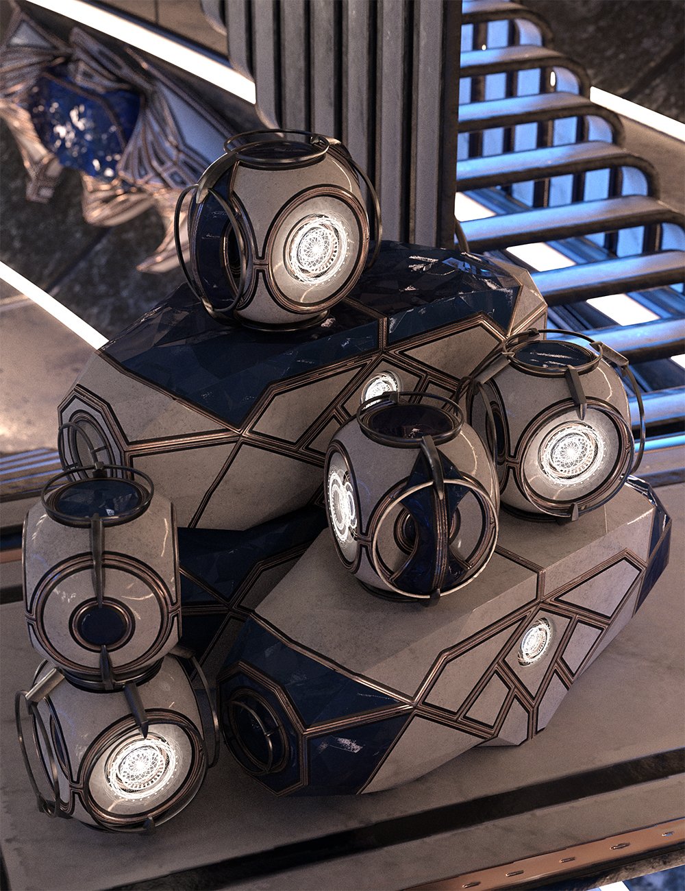 The Initiative: Chests by: Lantios, 3D Models by Daz 3D