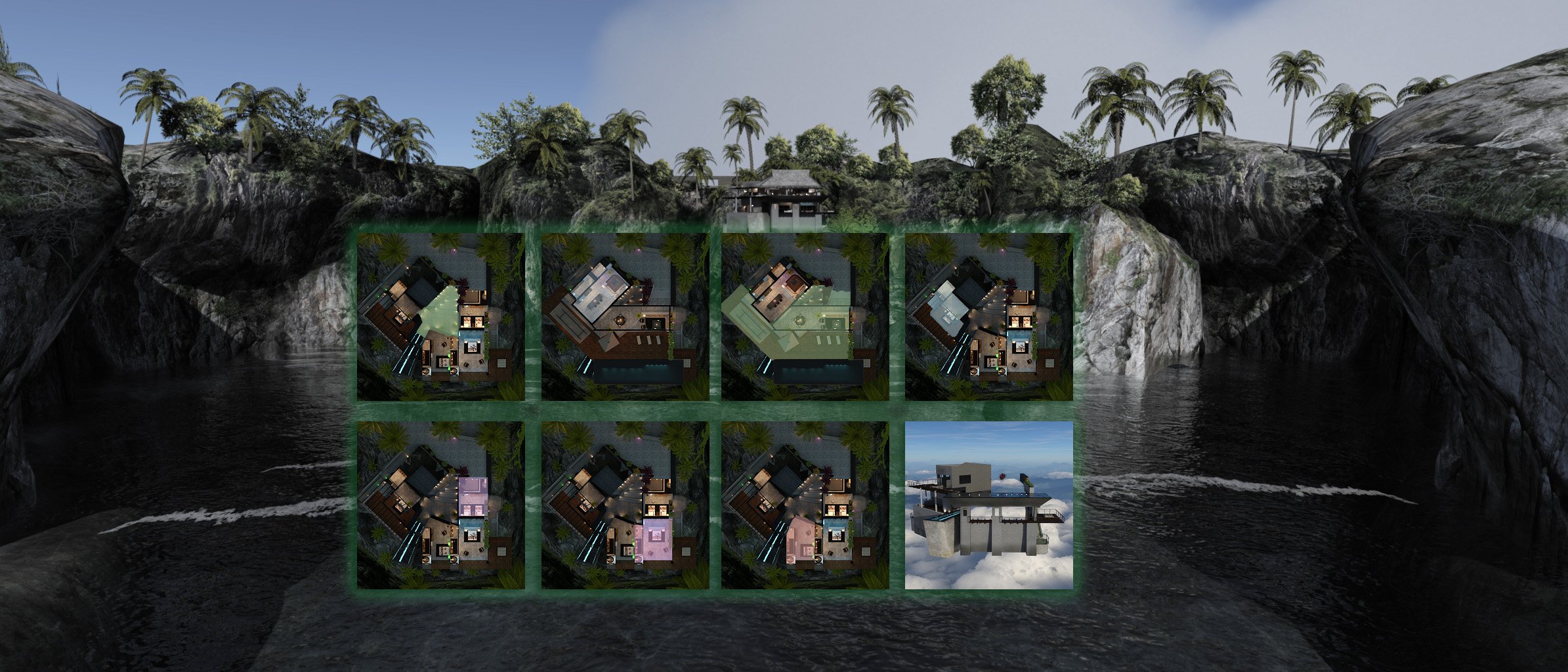PW Cliff House | Daz 3D