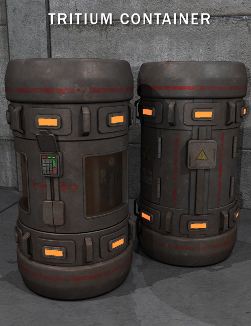 Tritium Container by: Nightshift3D, 3D Models by Daz 3D