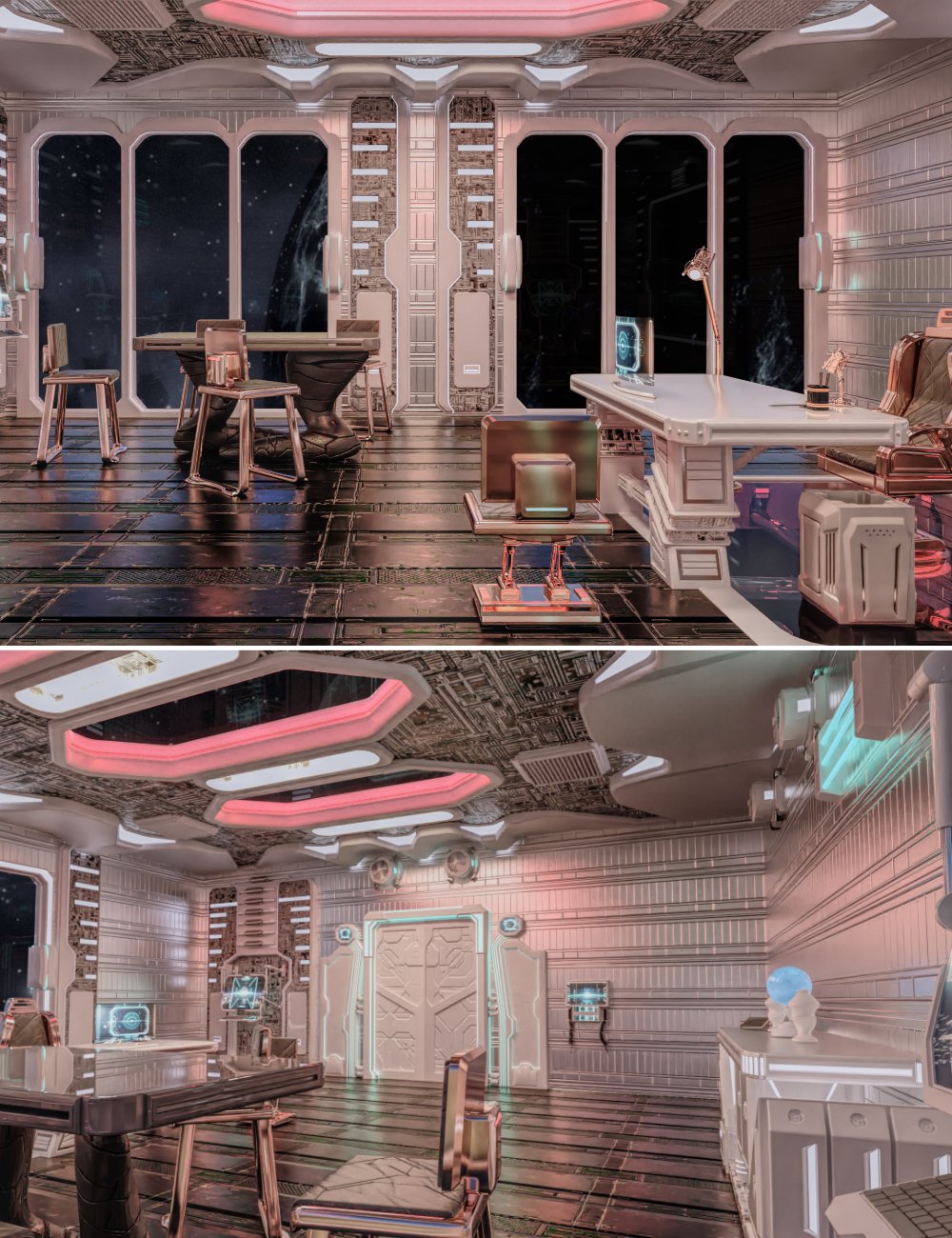 Gravity Space Personal Office by: clacydarchTesla3dCorpbituka3d, 3D Models by Daz 3D