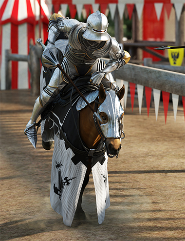 Medieval Fun Rider Poses for Genesis 9 | Daz 3D