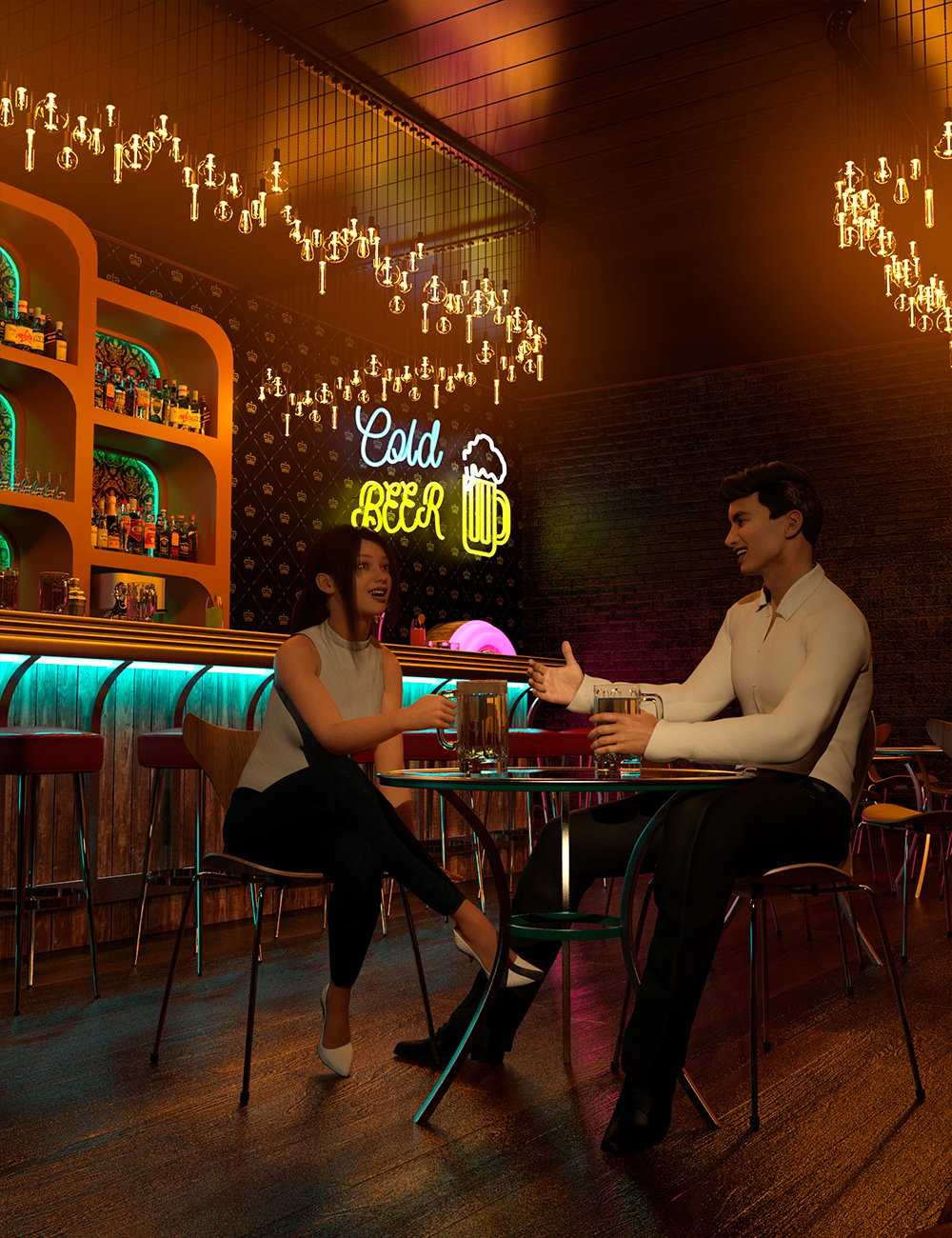 Habana Bar by: Human, 3D Models by Daz 3D